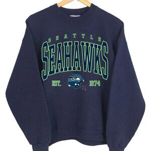 Seattle Seahawks Football Sweatshirt Retro Seattle Seahawks Shirt Sweater